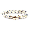 Shark Anchor Adjustable Rope Bracelet