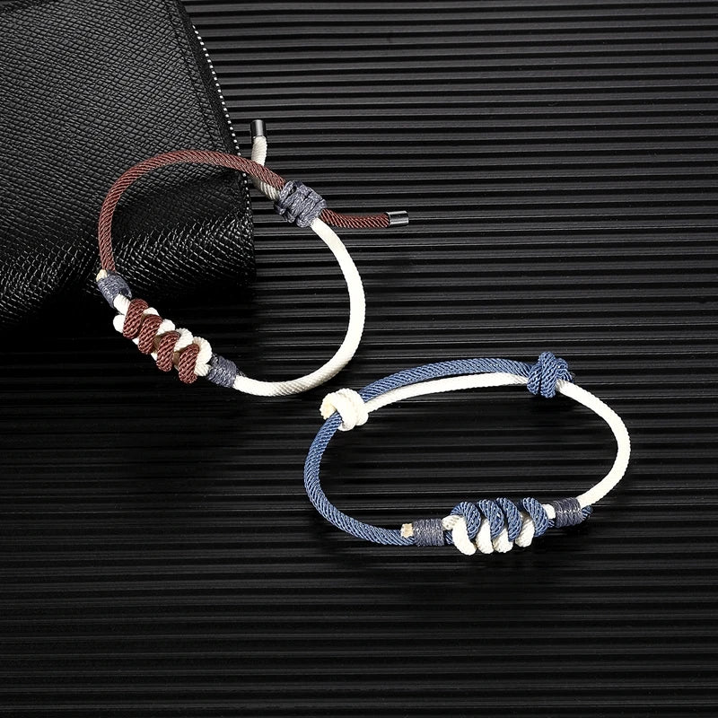 Adjustable Rope Couple Bracelet