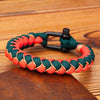 Survival Rope Bracelet with Steel Buckle