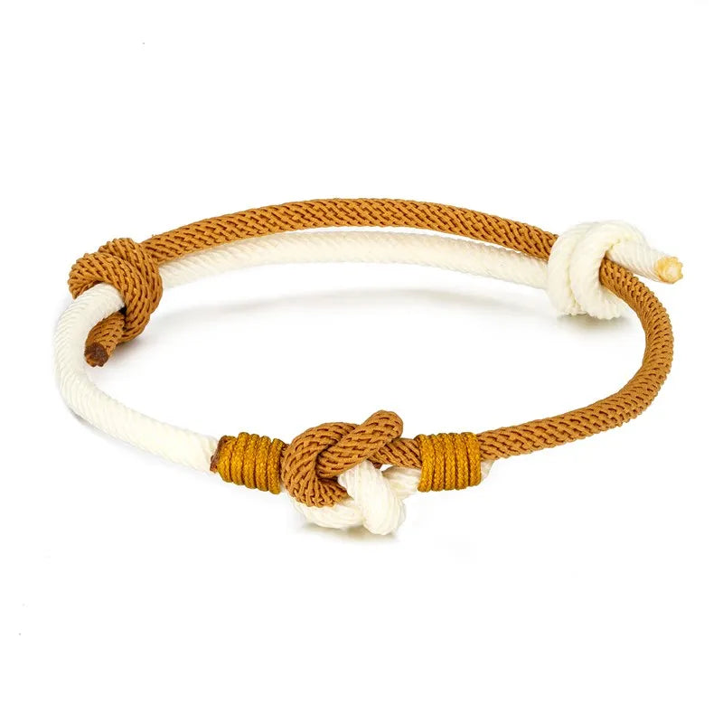 Adjustable Minimalist Rope Bracelet