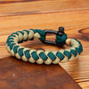 Survival Rope Bracelet with Steel Buckle