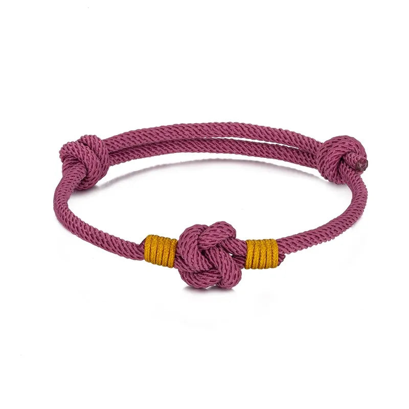 Adjustable Minimalist Rope Bracelet