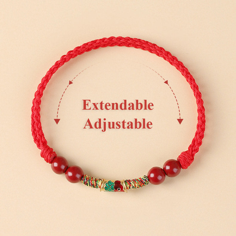 Koi Blessing Red Rope Bracelet