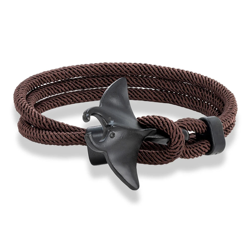 Manta Ray Rope Bracelet