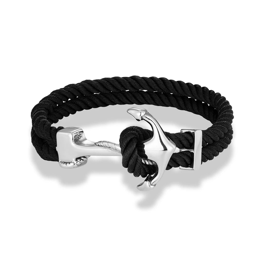 Nautical Anchor Rope Bracelet