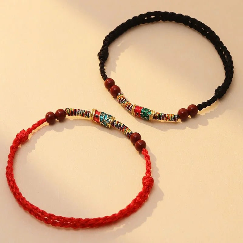 Koi Blessing Red Rope Bracelet