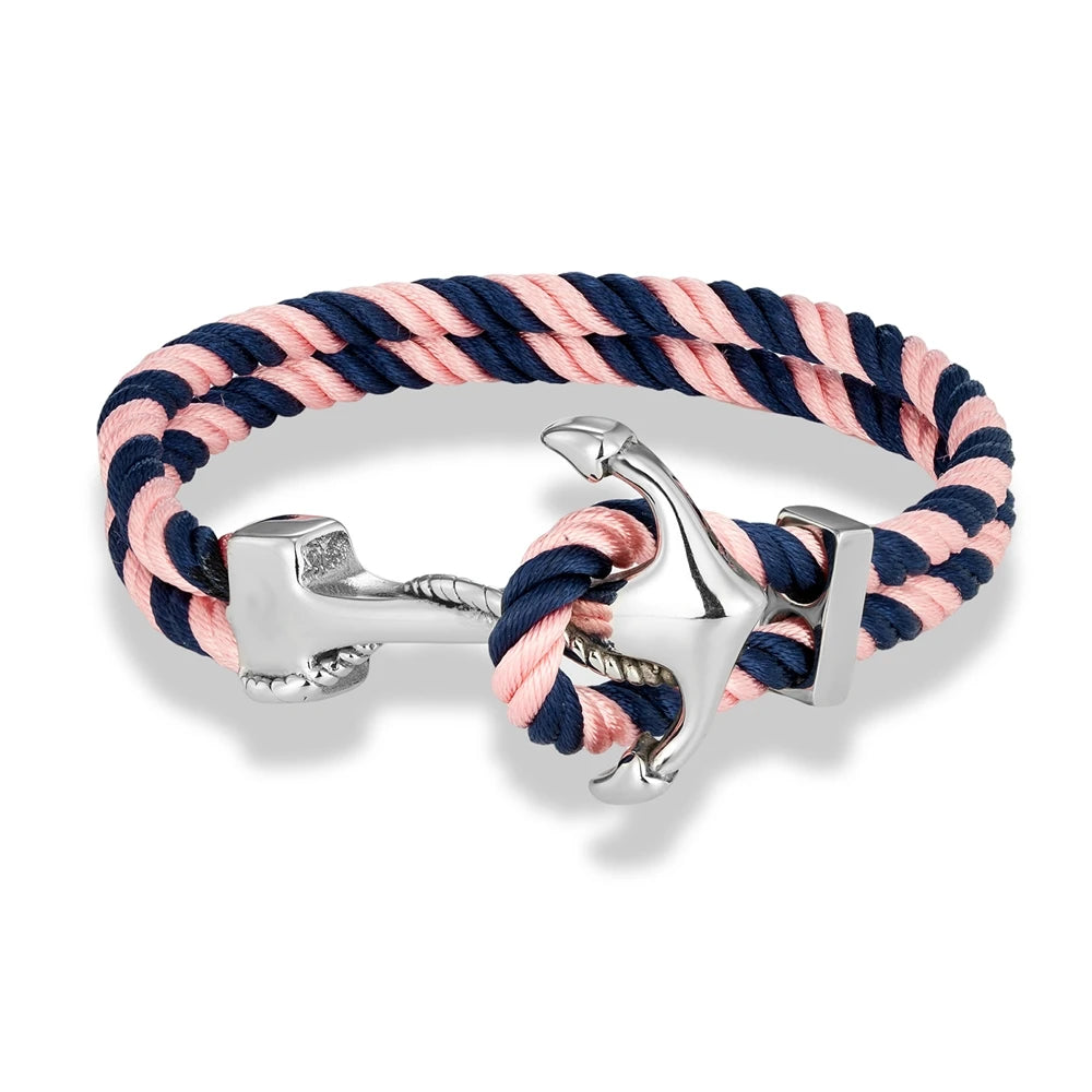 Nautical Anchor Rope Bracelet