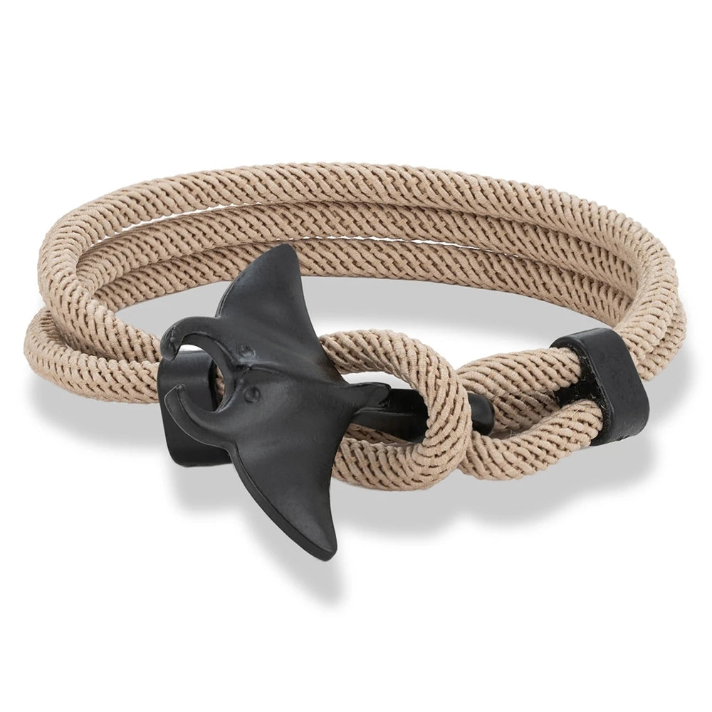 Manta Ray Rope Bracelet