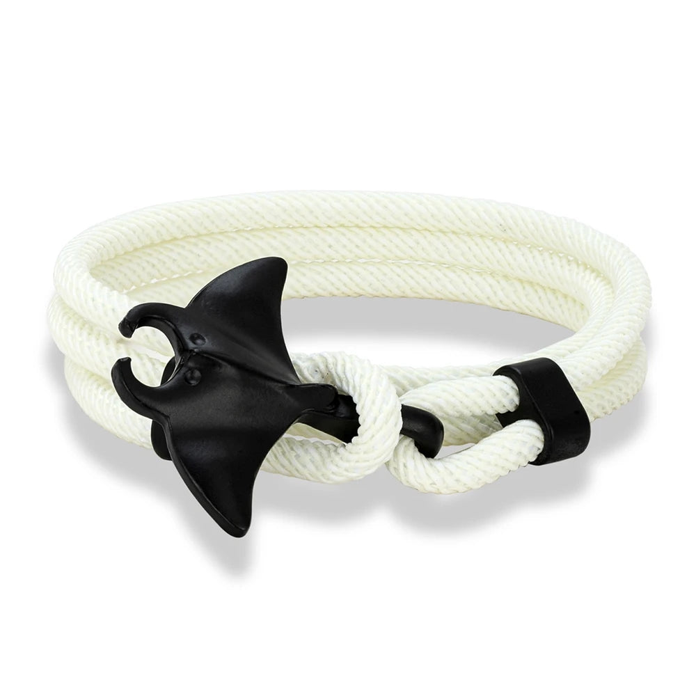 Manta Ray Rope Bracelet