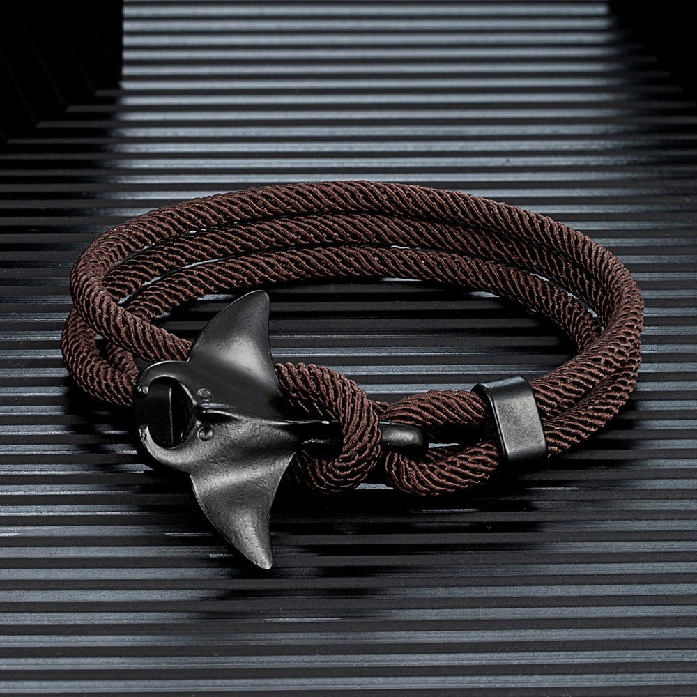 Manta Ray Rope Bracelet