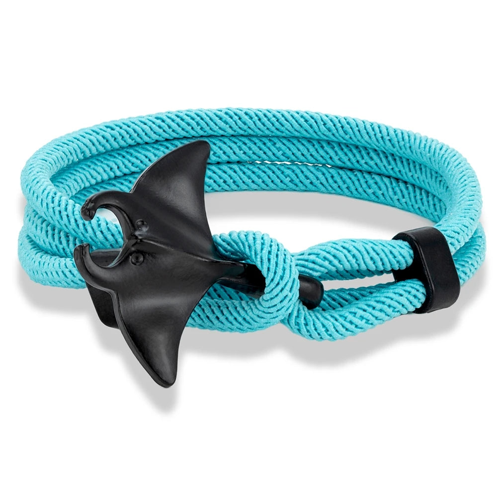 Manta Ray Rope Bracelet