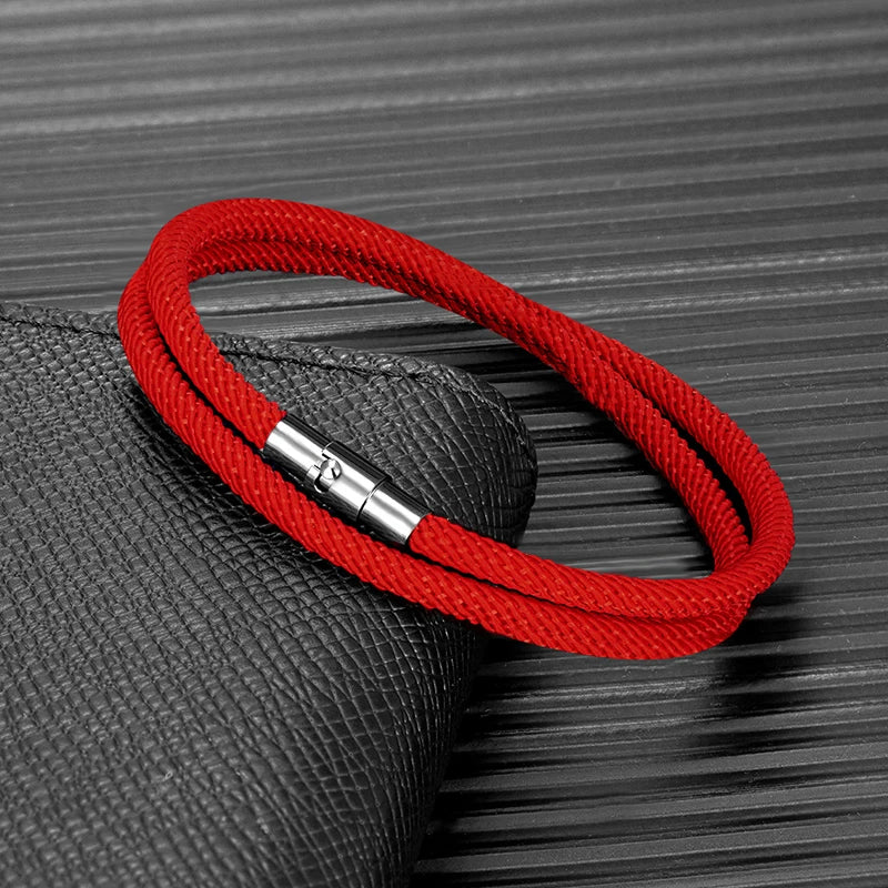 Magnetic Double-Layer Rope Bracelet