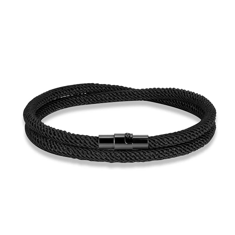 Magnetic Double-Layer Rope Bracelet