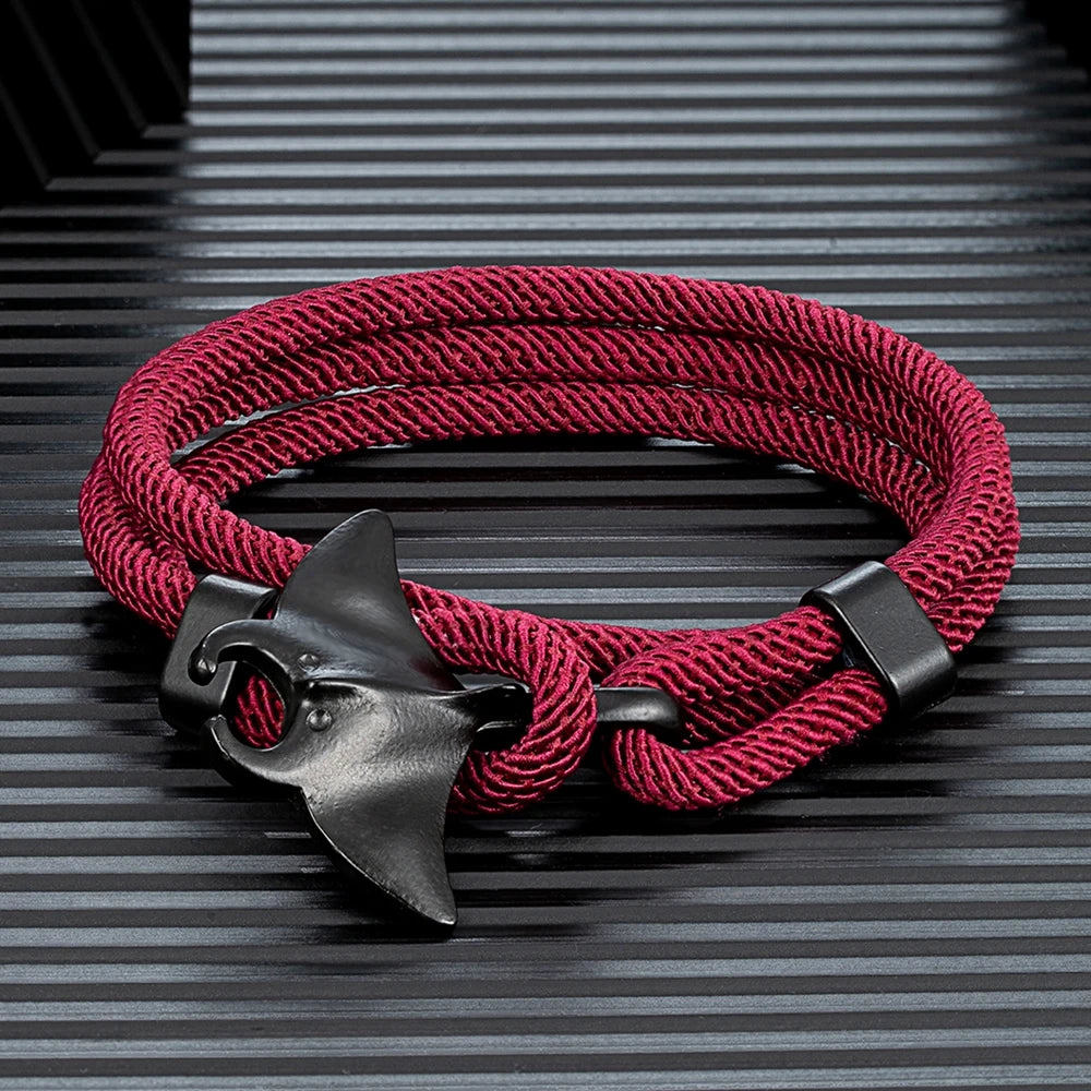 Manta Ray Rope Bracelet