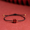 Lucky Clover Cinnabar Bracelet