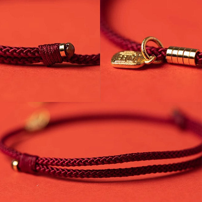 Fu Blessing Red String Bracelet